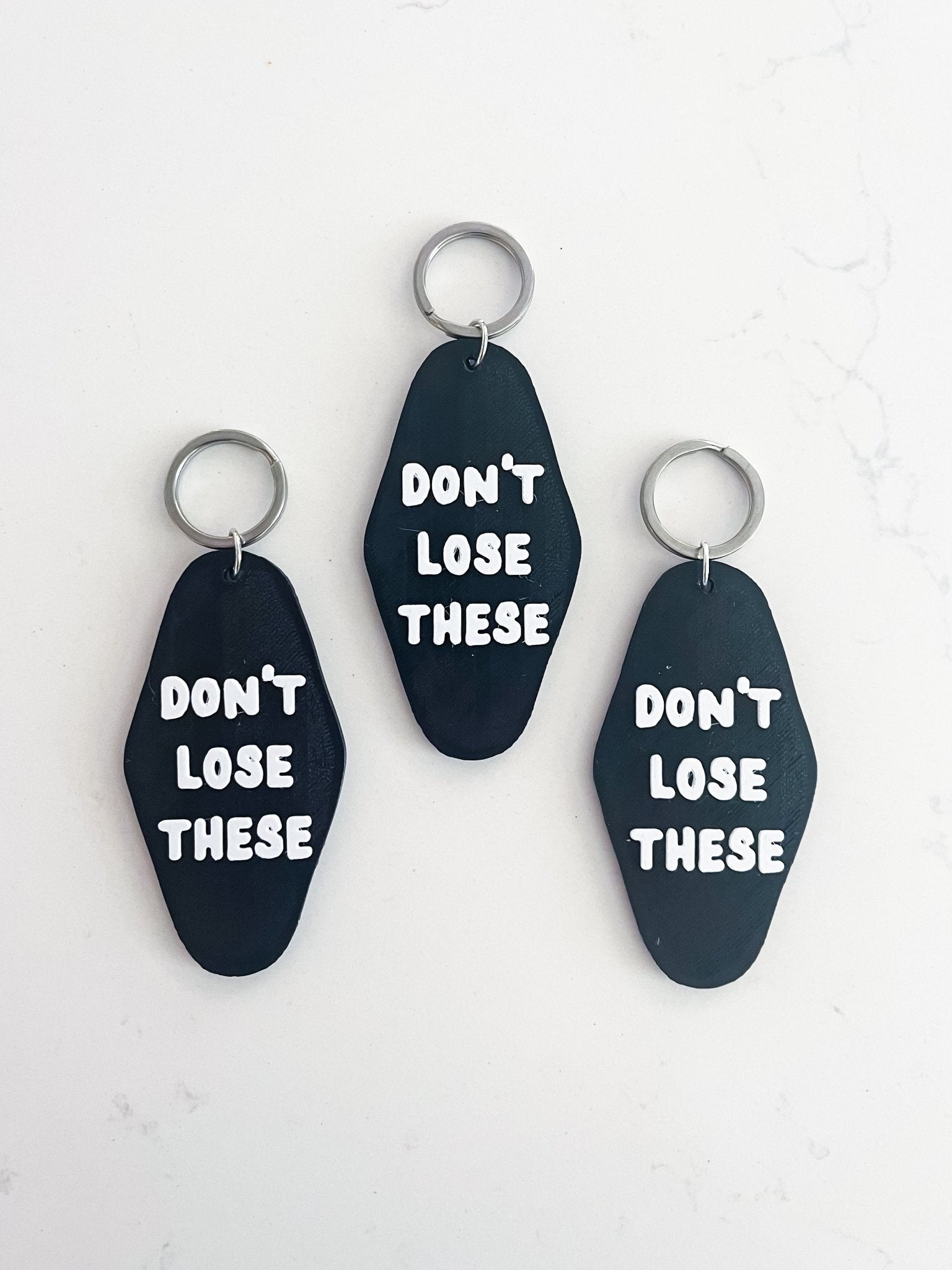 Don't Lose These Keychain