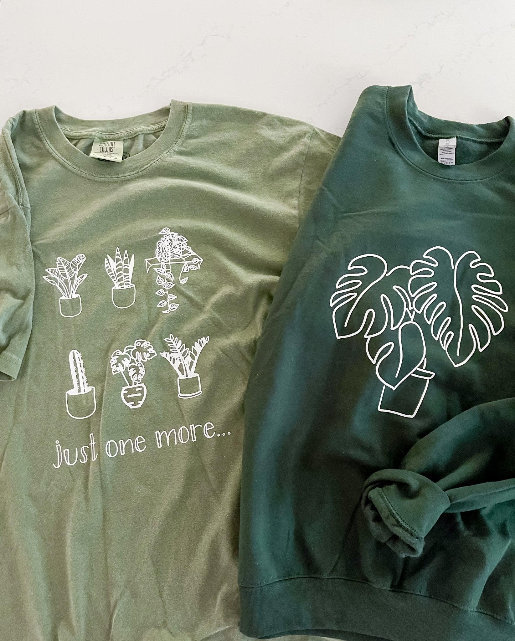 Monstera Plant Crew Sweatshirt